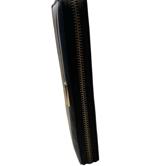 Kate Spade Laurel Way Neda Continental zip around wallet- Cruise Striped Pattern - Picture 7 of 8